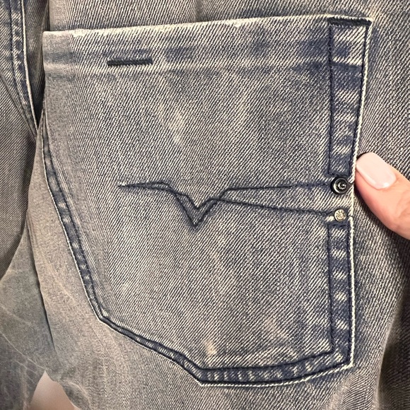 Diesel Slim Fit Faded Blue Jeans - Picture 7 of 11